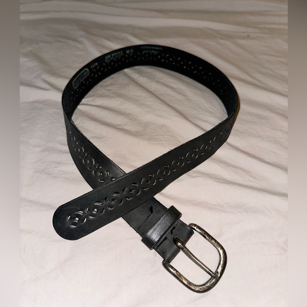 Genuine leather belt